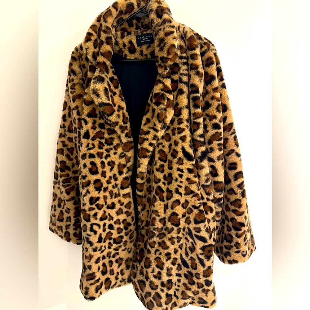 Oversized Cheetah Coat